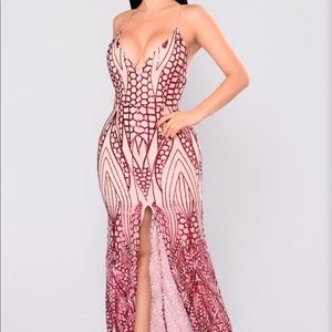 Sequin maxi dress